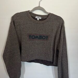 Tomboy cropped sweatshirt
